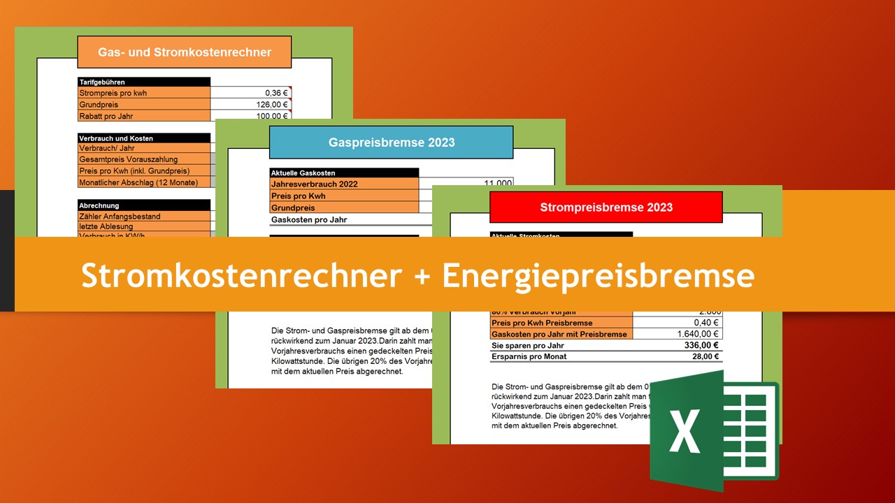 Strompreisbremse Und Gaspreisbremse Berechnen - Kostenlose Office Vorlagen